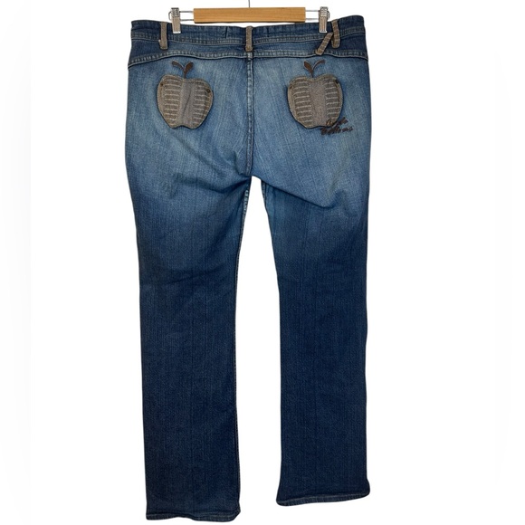 Y2K Vintage Apple Bottom Jeans | Original Apple Embroidery | Womens Size 32 - Picture 6 of 8